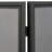 Metropolitan 3 Panel Iron Fireplace Screen