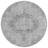 Machine Washable Indoor/Outdoor Claudian ACN1238 Silver Rug-103712438