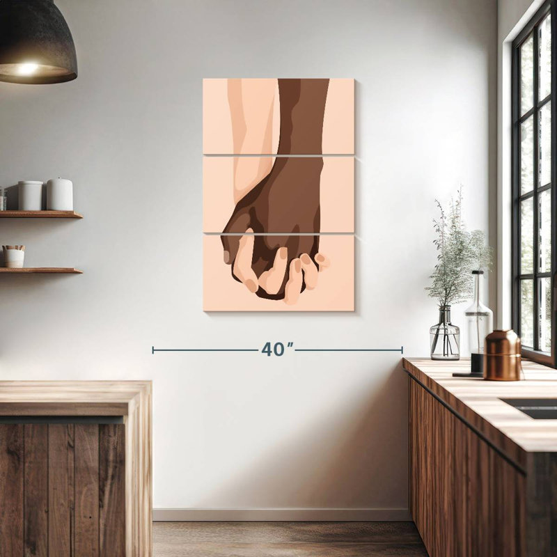Hardie Interracial Couples, 38" H x 24" W