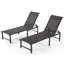 Ensemble de 2 chaises longues d'extérieur réglables pour l'extérieur-178522496-195874661