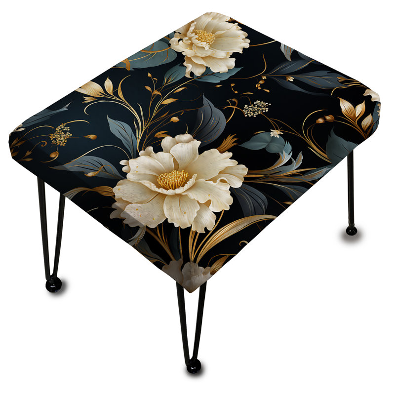Repose-pieds opulent en marbre Intrigue