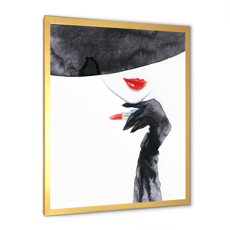 Portrait of a Stylish Mannequin IV - Art mural sur toile Glam, H 32 po x l 16 po x P 1 po