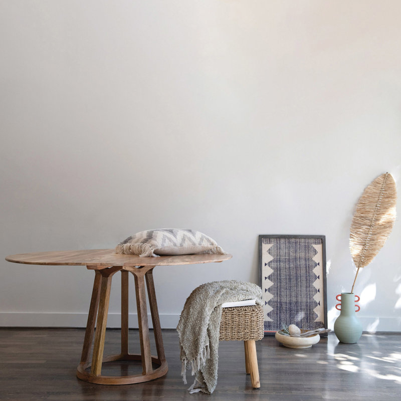 Mango Wood Round Table, Natural