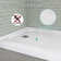 60 x 32 in. Rectangular Single Threshold Acrylic Shower Base with Non-Slip design in White