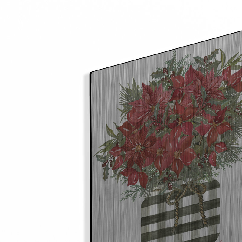 «Merry Christmas Poinsettia» par Cindy Jacobs, H 16 po x l 12 po