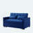 54Inch Adjustable Backrest Soft Futon Sofa With Double Armrest And Pouch Variable Bed-574059776