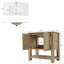 Meuble-lavabo moderne 36 po avec lavabo en céramique et grand espace de rangement-1114437552