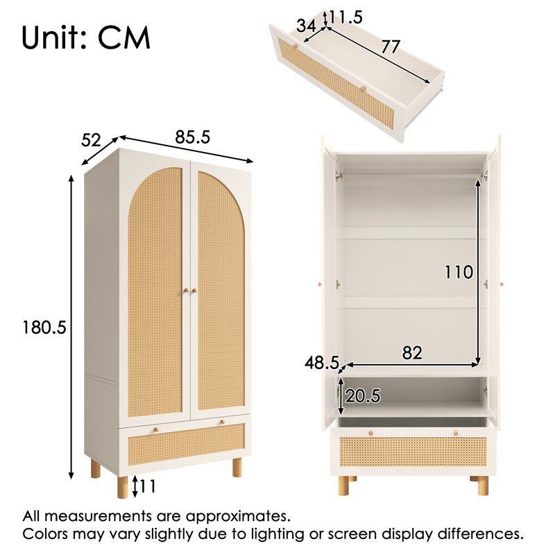 2 Door Wardrobe
