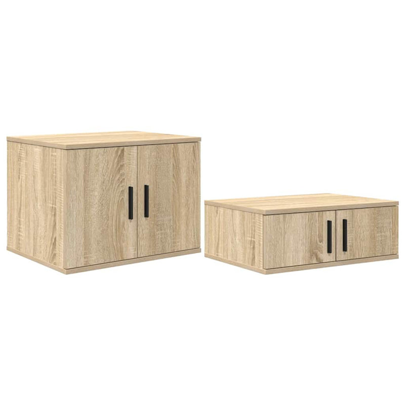 Storage Cabinet 127 X 41 X 40 Cm Engineered Wood, Sonoma Oak