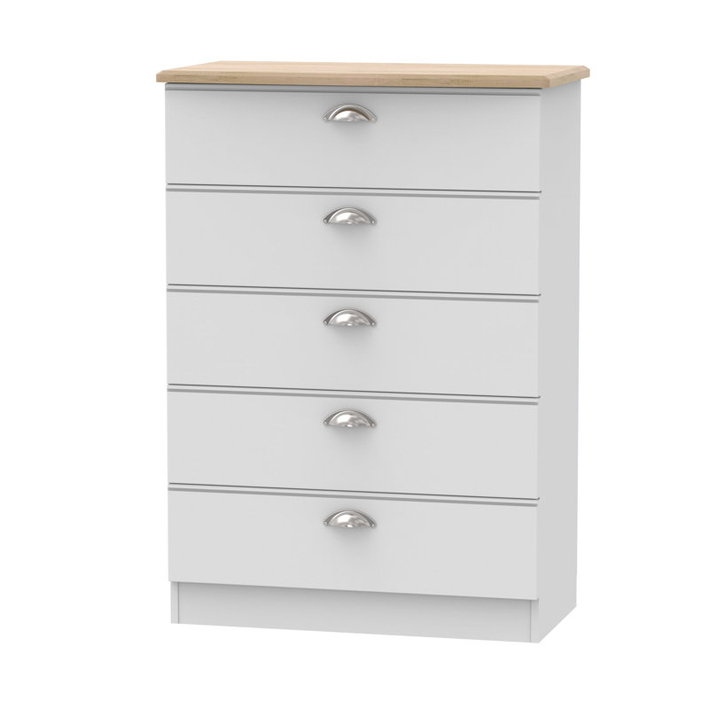 Fully Assembled McVille 5 Drawer Chest