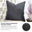Housse de coussin 14 po x 14 po Fab Divine - Élégante et durable, gris-109666401