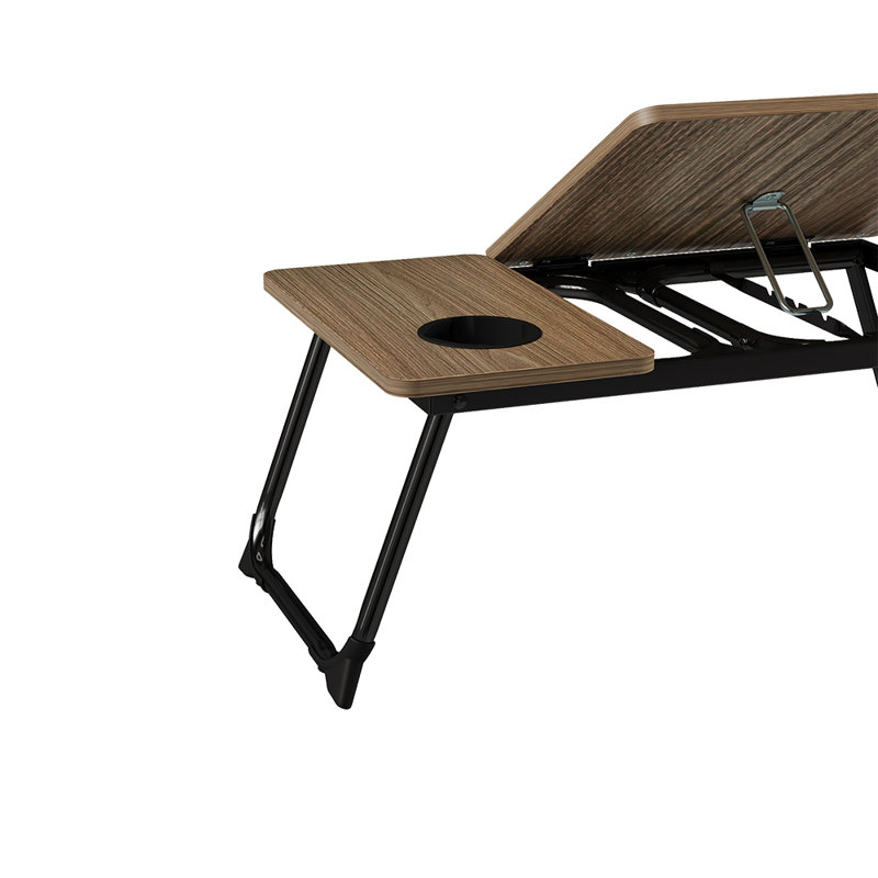 Steel Computer Desk, Nature Wood/Black