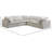 Atis Velvet L-Shaped Sectional Reversible-583503553