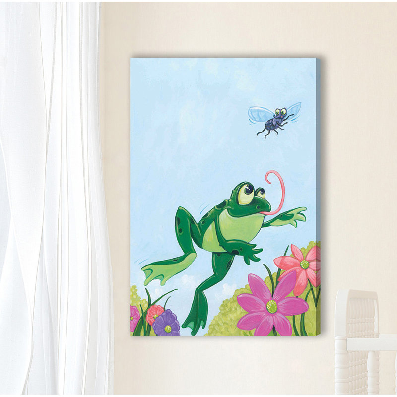 Frog - Wrapped Canvas Print, 76cm H x 51cm W