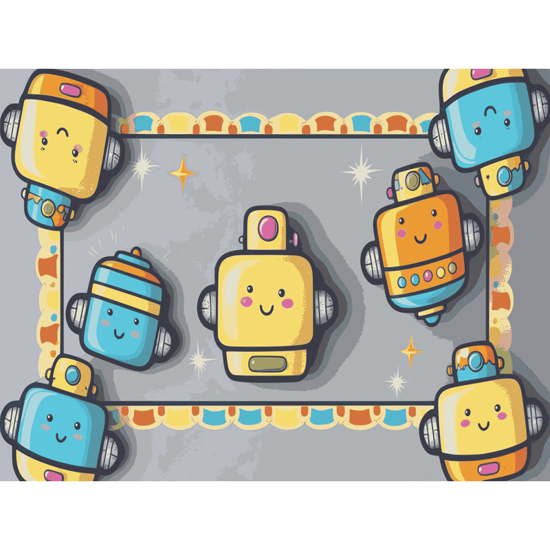 Tapis pour enfant Zoomie, Rectangulaire 8 pi x 10 pi