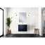 Bleu marine 22 po Meuble-lavabo D - 24 W, quartz blanc, miroir, comptoir de rangement à tiroir spacieux, structure-1876117119