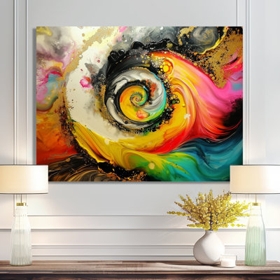 Décoration murale Popart Celestial Spiral Balance I - Abstract Fractal