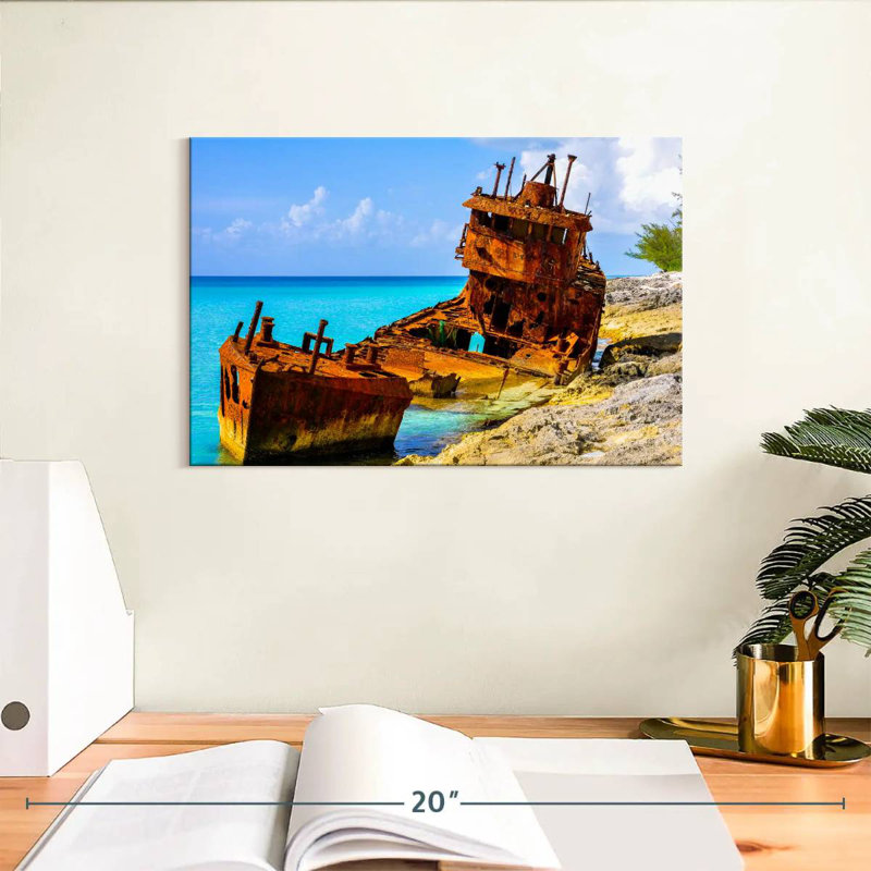 Mehar Bimini Shipwreck, 8" H x 12" W