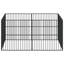 Turnersville 100cm H Galvanised Steel Exercise Pen-1111072043