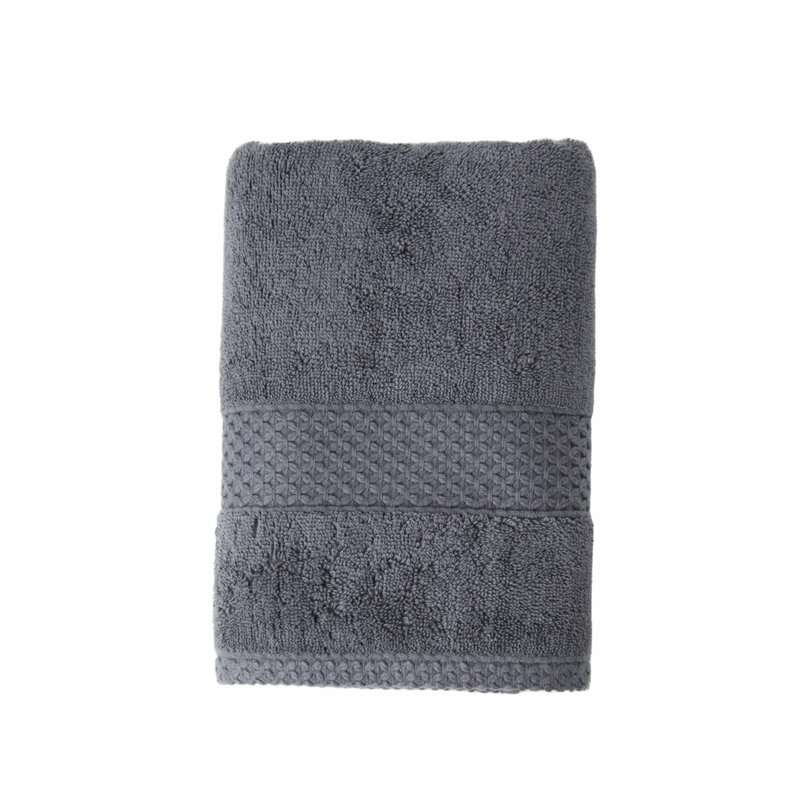 Aaidah Plush Hand Towel, Anthracite Grey