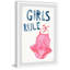 Reproduction encadrée Crisfield «Girls Rule Swimsuit»-1553722729