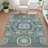 Machine Washable Indoor/Outdoor Chantille ACN2525 Traditional Rug-1927053472-1927053473