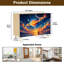 Buffet Buffet avec rangement Vivid Cosmic Landscape