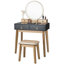Subra Dressing Table with Mirror