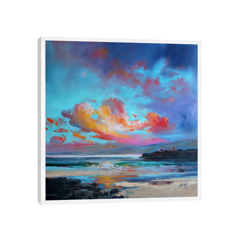 Print on Canvas, 66.04cm H x 66.04cm W x 3.81cm D, White Floater Framed