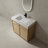 36" Freestanding Bathroom Vanity With White Resin Sink & 2 Soft-Close Cabinet Doors ((KD-Packing)-56953407