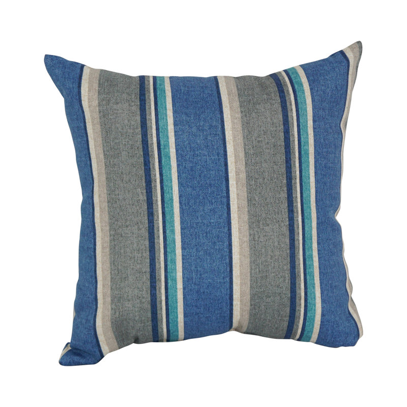 Blazing Needles Indoor/Outdoor Throw Pillow, Sovaro Denim