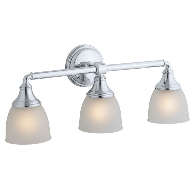 Devonshire 3 - Light Vanity Light, Brushed Chrome
