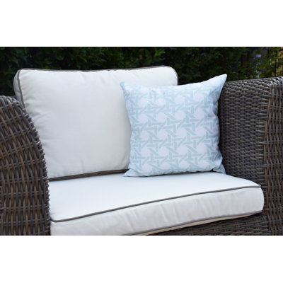 Palm Beach Geometric Reversible Throw Pillow