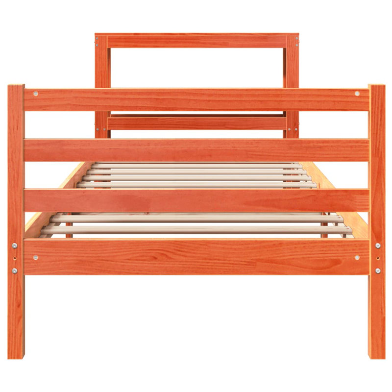 Storage Bed, Wax Brown, Small Single (2'6)