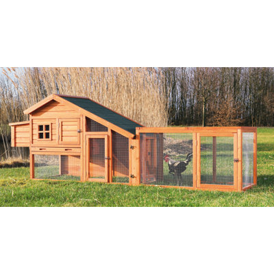 TRIXIE Chicken Outdoor Run with Covered Top, Extension for TRIXIE Chicken Coops