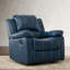 Fauteuil inclinable en cuir Charlotte