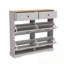Armoire Tiran avec 2 tiroirs, 4 tiroirs rabattables