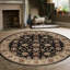 Tapis noir / ivoire Northgate-23706126
