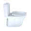 Toilette allongée deux pièces à double chasse Aquia® IV avec siège Cefiontect (siège inclus)