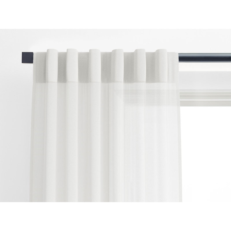 Sunbrella® Laurel Indoor/Outdoor Sheer Curtain, 50" W x 96" L