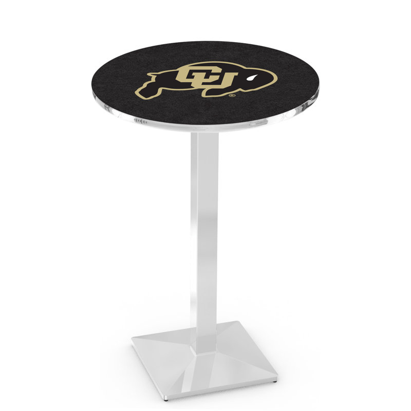 Table bistro NCAA 36 ", Chrome, Université du Colorado