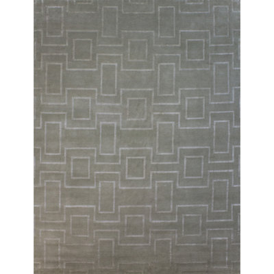 Hand Knotted Area Rug in Downy