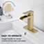 Robinet de salle de bains monotrou avec ensemble de drainage-77993210