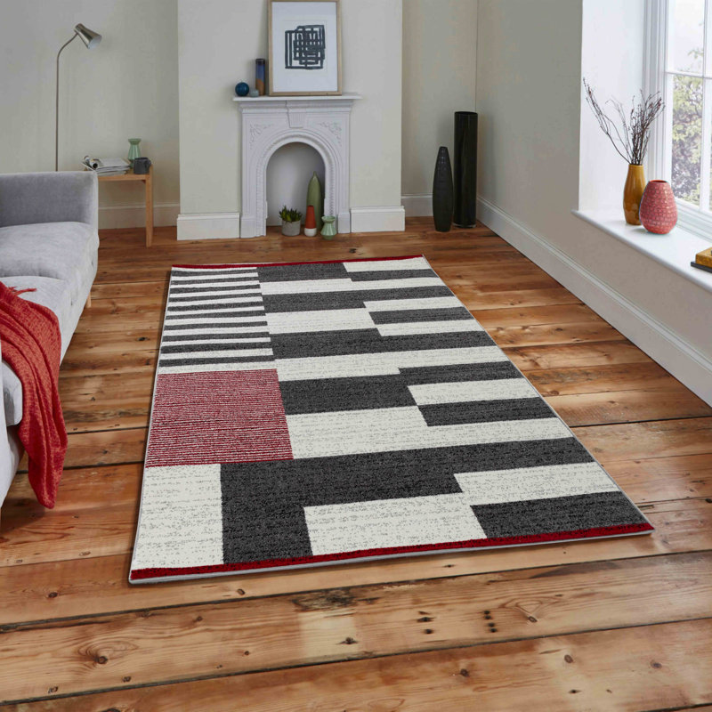 Pond Geometric Area Rug, Rectangle 160 x 230cm