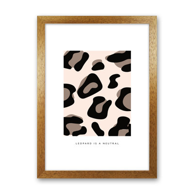 Big Leopard Powder Rose - Print