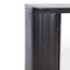 Armoire de salle de bain avec 2 portes en miroir, compartiment ouvert, cadre, noir antique, design contemporain, miroir de rangement de 8,2 po de largeur et tablette, moderne Mid-Century, profondeur de 27,71 po, largeur-1344852455