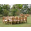 Giva Outdoor 13 - Piece Teak Dining Set