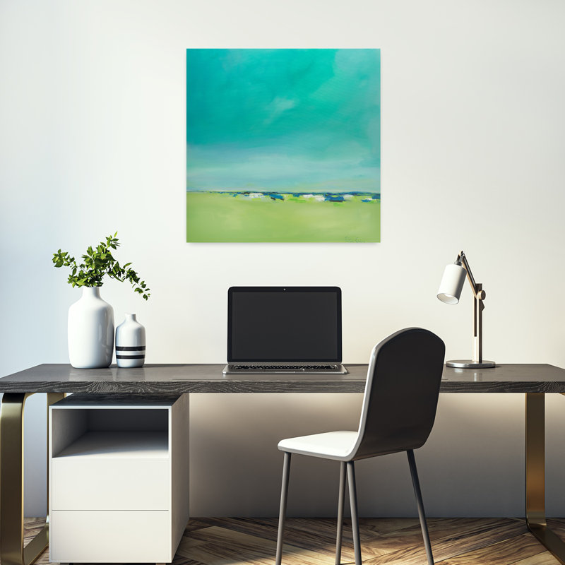 Free and Clear Abstract Contemporary Art, H 18 po x l 18 po