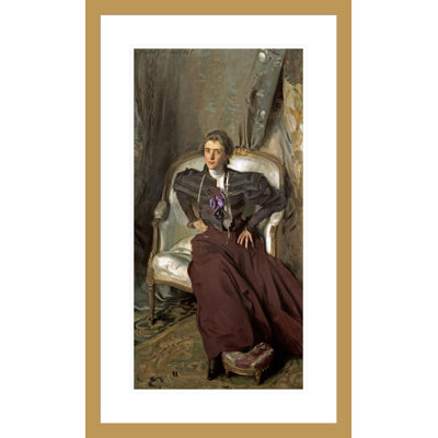 Portrait of Miss Alice Brisbane Thursby by John Singer Sargent -Framed Giclee Print