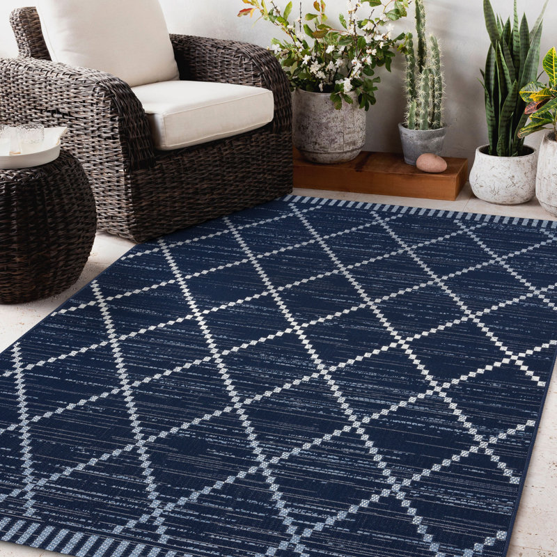 Aquinas Indoor / Outdoor Area Rug, Rectangle 60 x 110cm